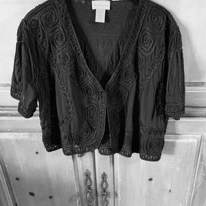 Soft Surroundings soutache trim Boléro, medium